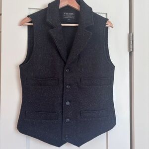 FILSON Western Mackinaw Wool Vest Size S ****Tailored to Fit Women's